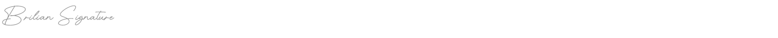 Brilian Signature font preview